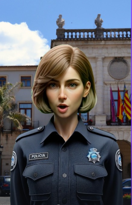 imagen policía mujer marta