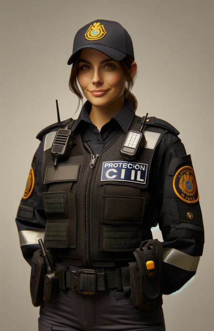 anna mujer policia ia de proteccion civil
